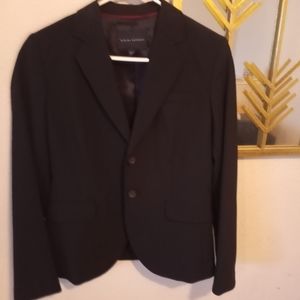 Banana Republic black suit jacket Size 6 Matching Black Flare trousers 6 Long